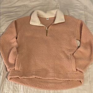 Old Navy Sherpa fleece 1/4 zip